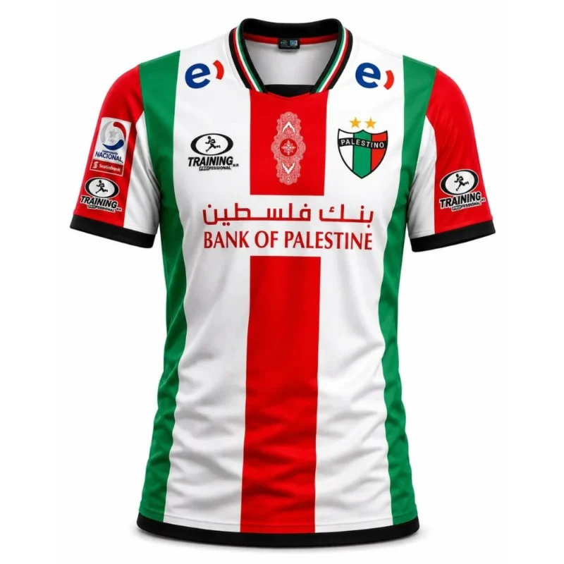 Camiseta Palestino 2014 Local Mapa Reedición Training