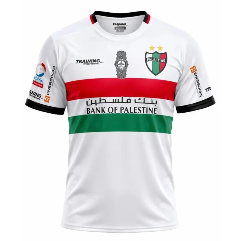 Camiseta Palestino blanca 2018 training professional